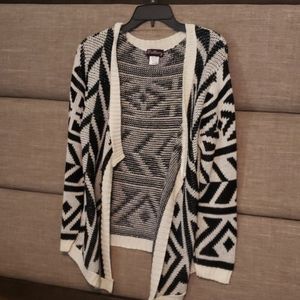 Madberry Knit Printed Cardigan